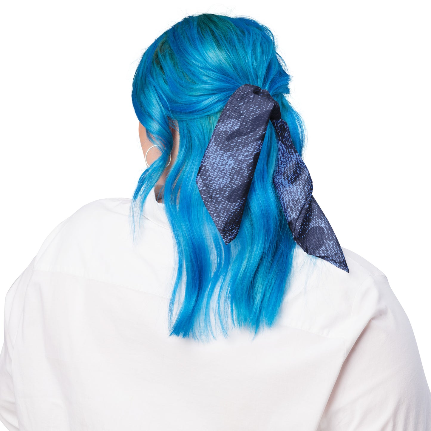 Camo Bandana | Denim Blue Camouflage