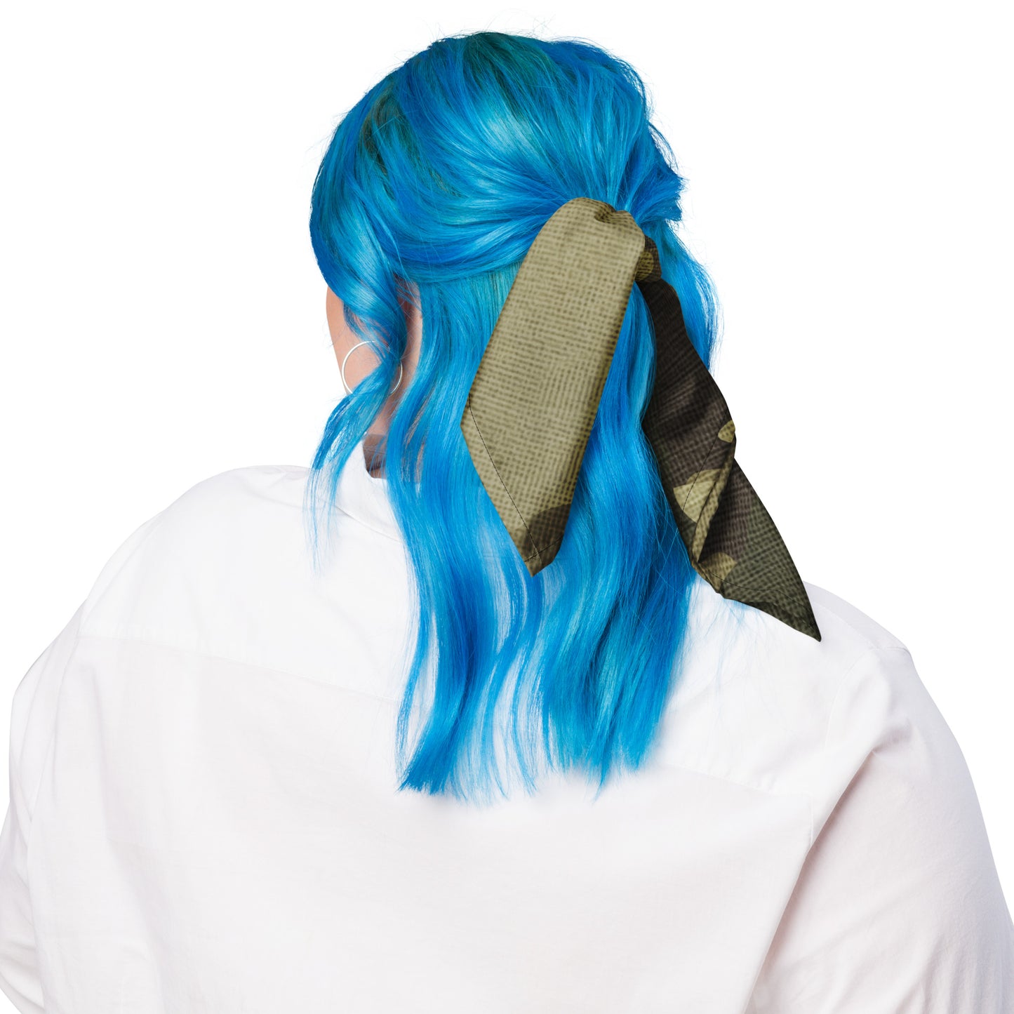 Camo Bandana | Green Fabric Camouflage