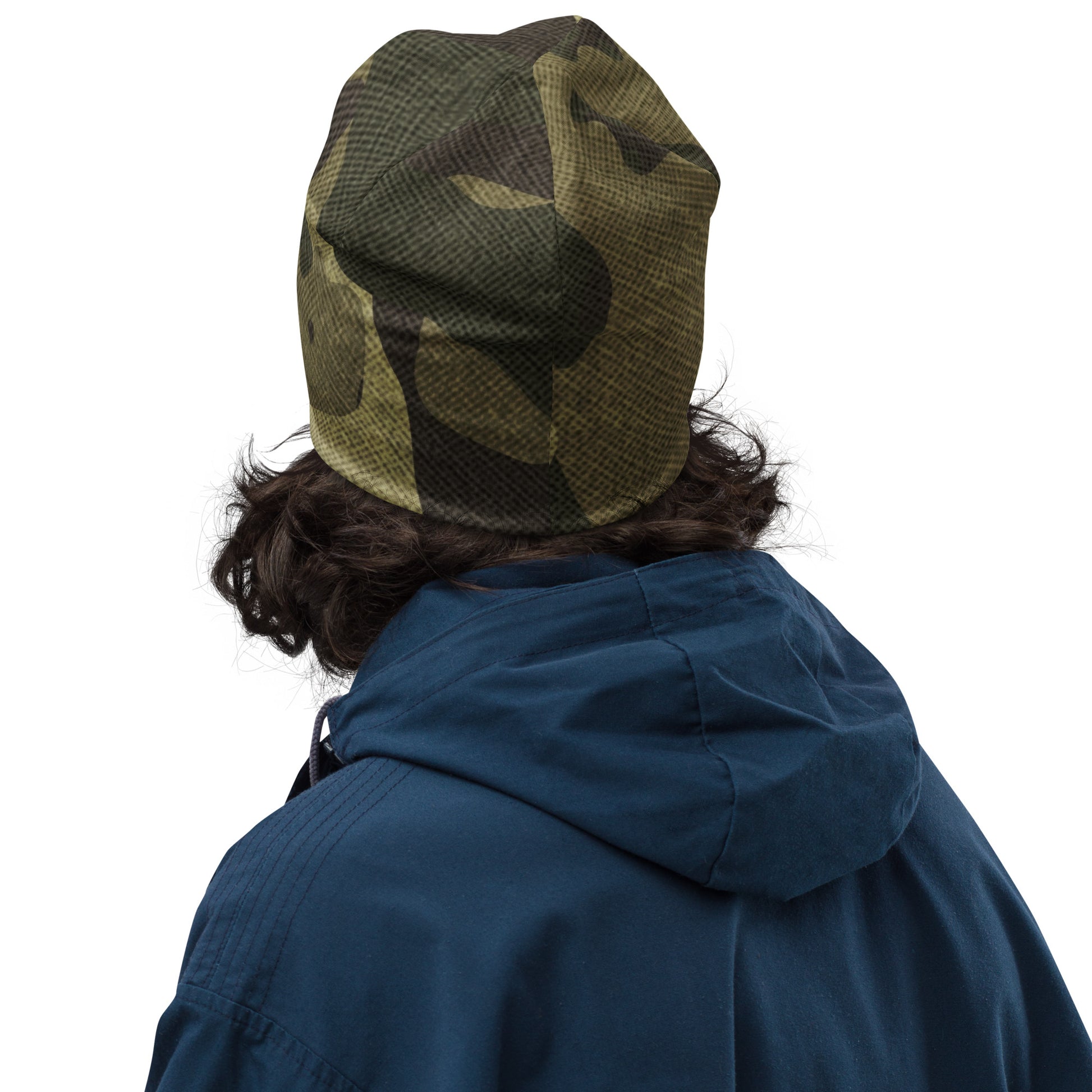 Camouflage Beanie | Green Fabric Design