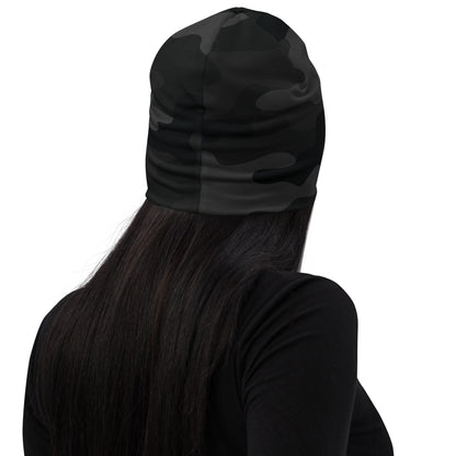 Camouflage Beanie | Black