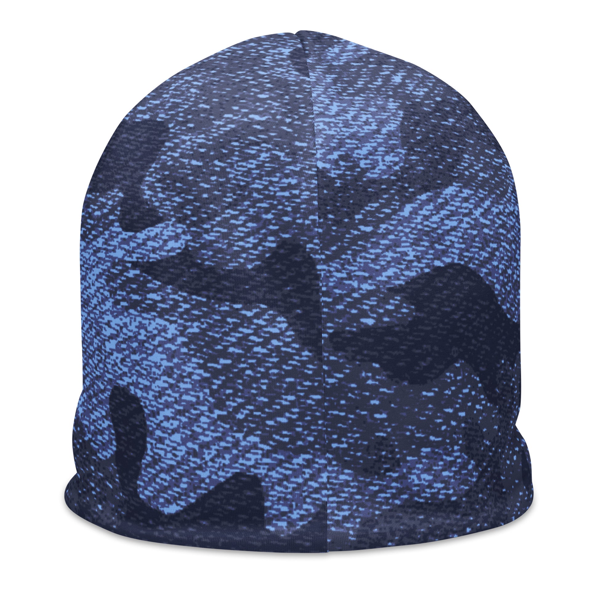 Camouflage Beanie | Denim Blue