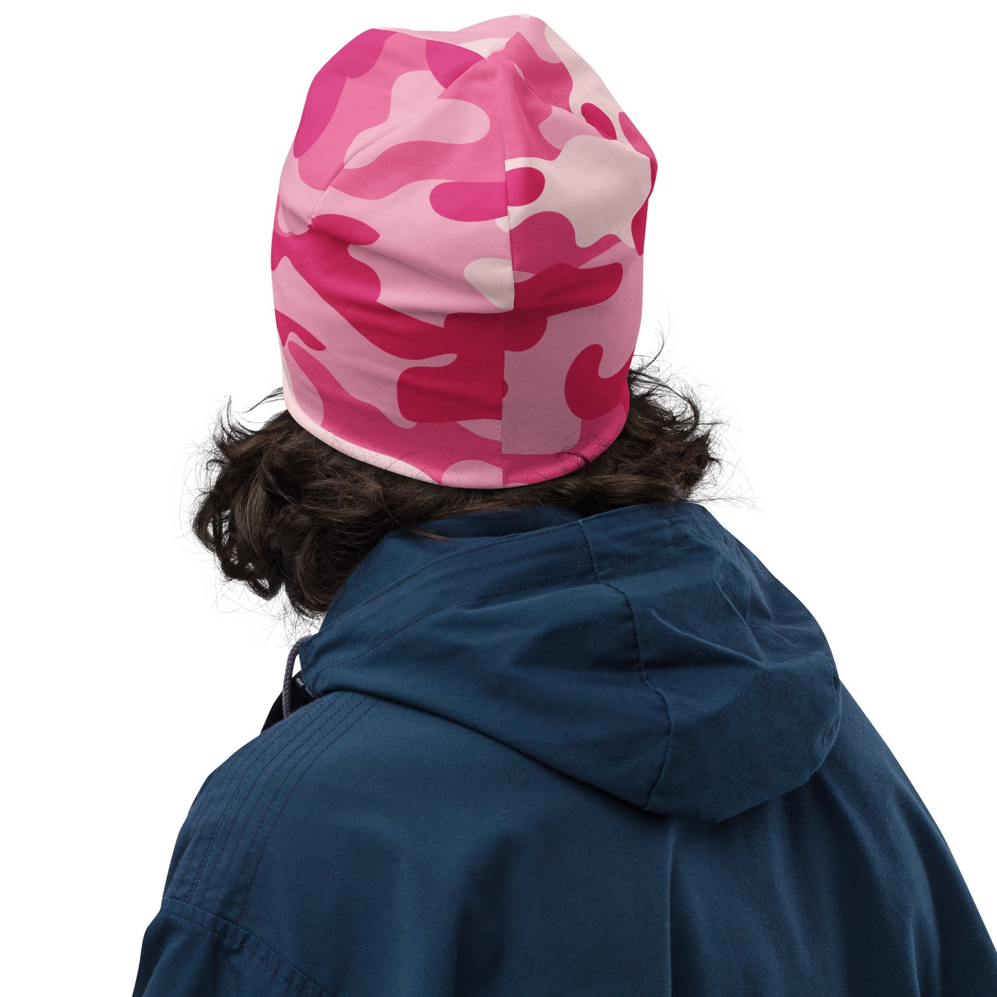 Camouflage Beanie | Lavender Pink