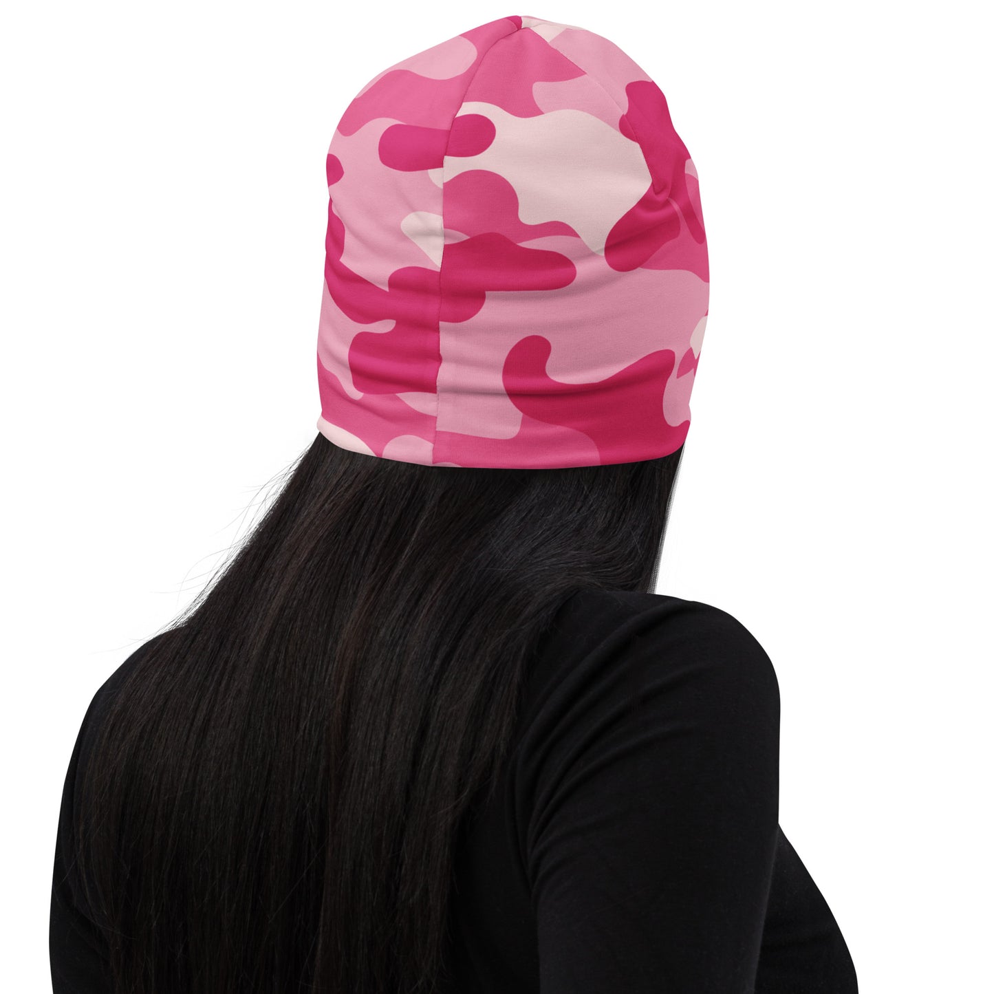 Camouflage Beanie | Lavender Pink