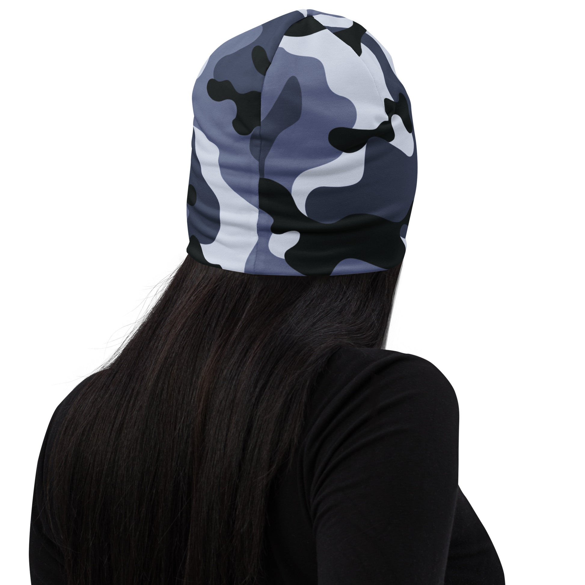 Camouflage Beanie | Light Blue