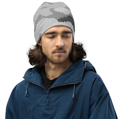 Camouflage Beanie | Digital Gray