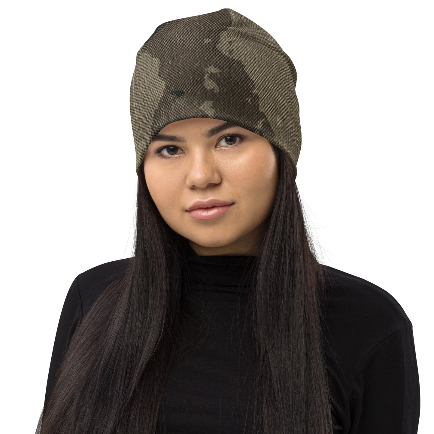 Camouflage Beanie | Dirty Brown