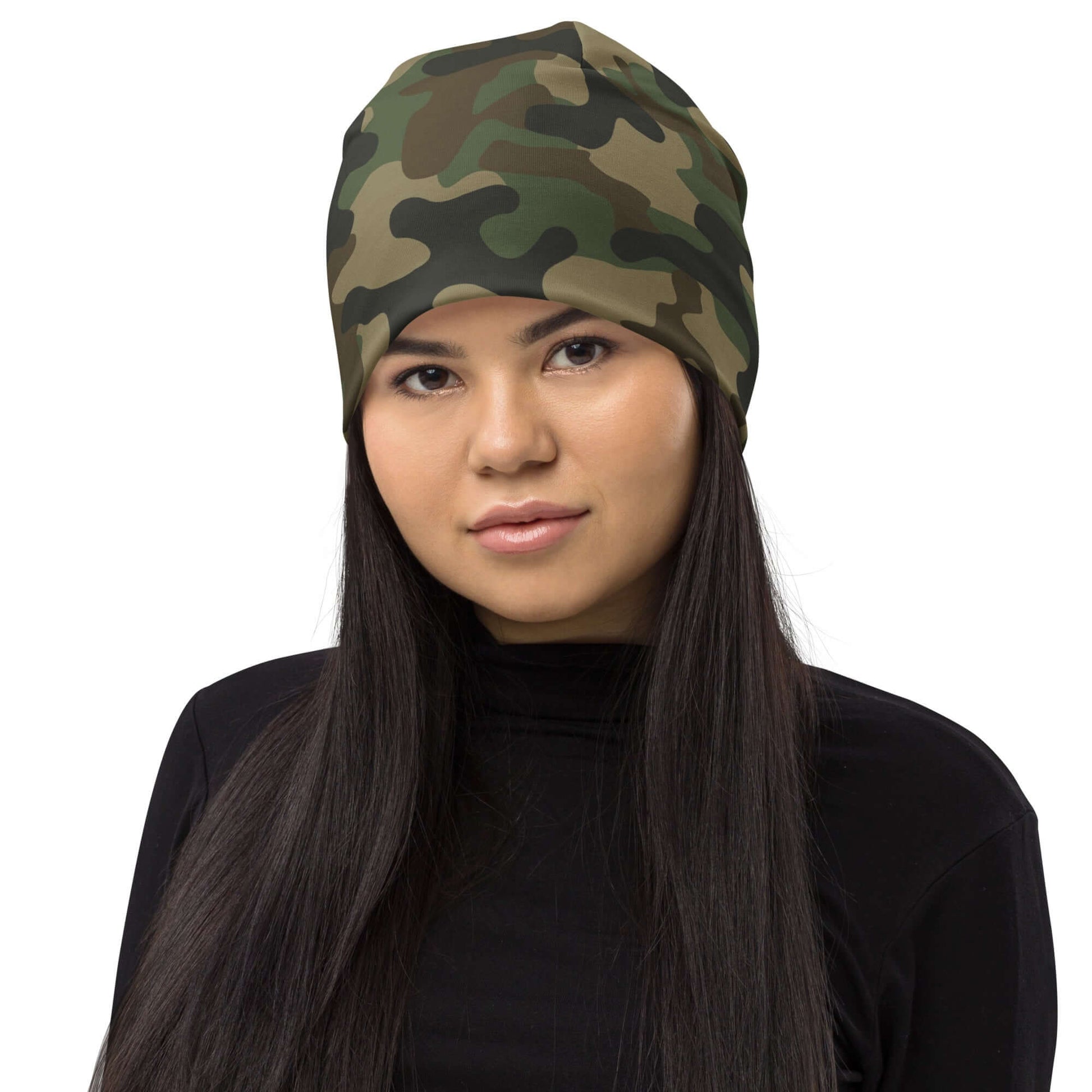 Camouflage Beanie | Military Brown