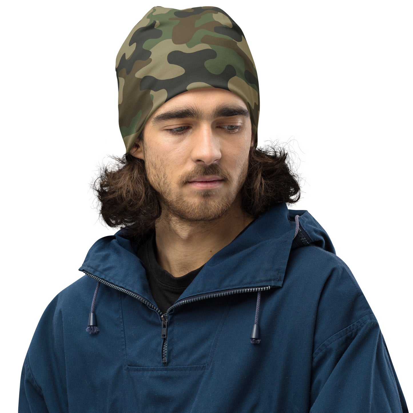 Camouflage Beanie | Military Brown