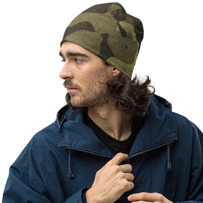 Camouflage Beanie | Green Fabric Design