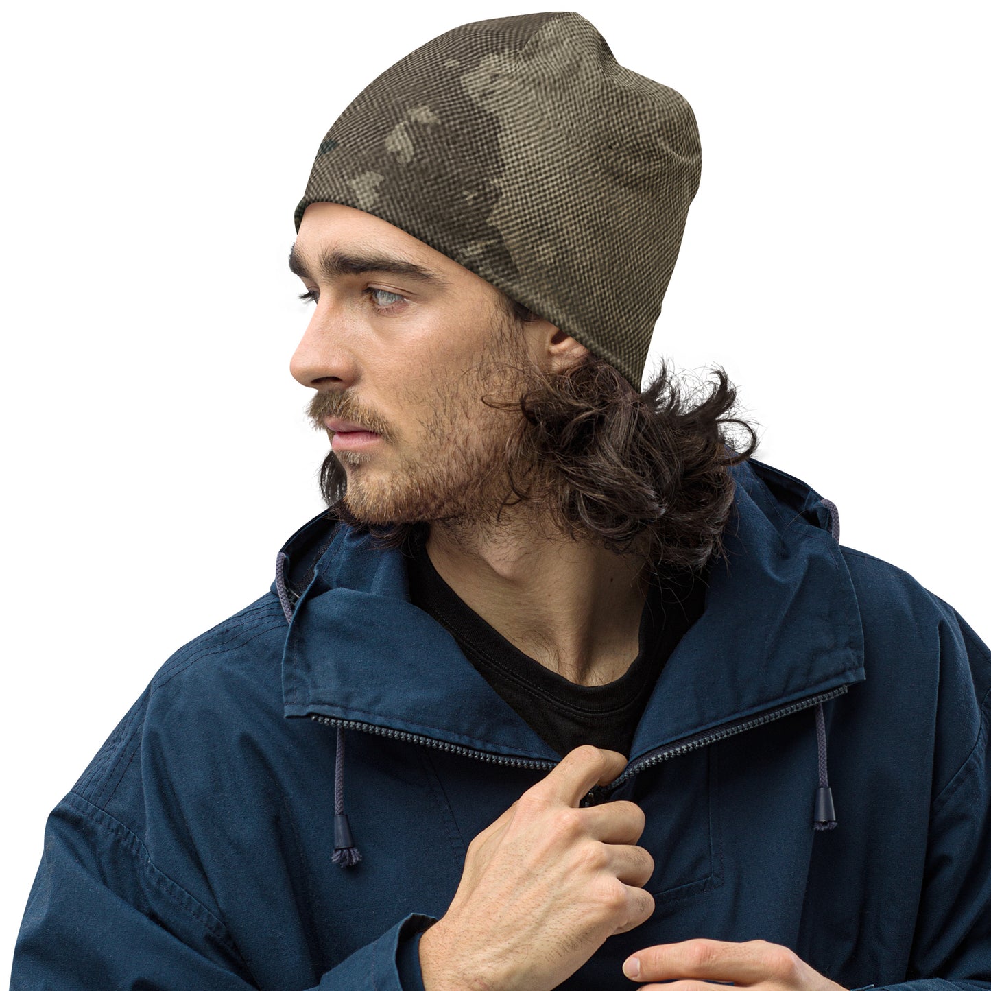 Camouflage Beanie | Dirty Brown