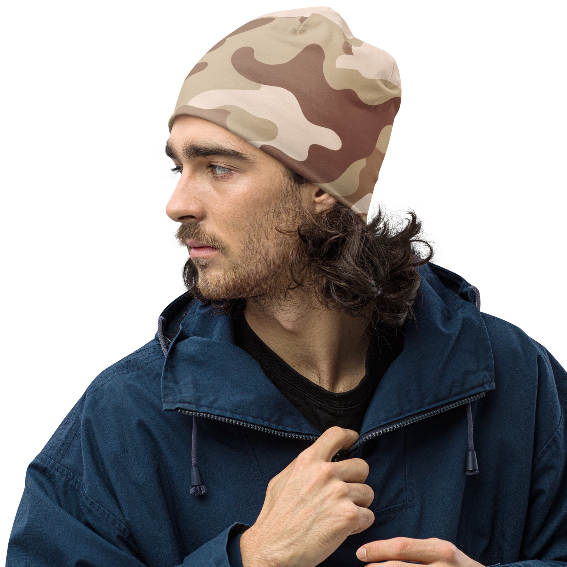 Camouflage Beanie | Desert Brown