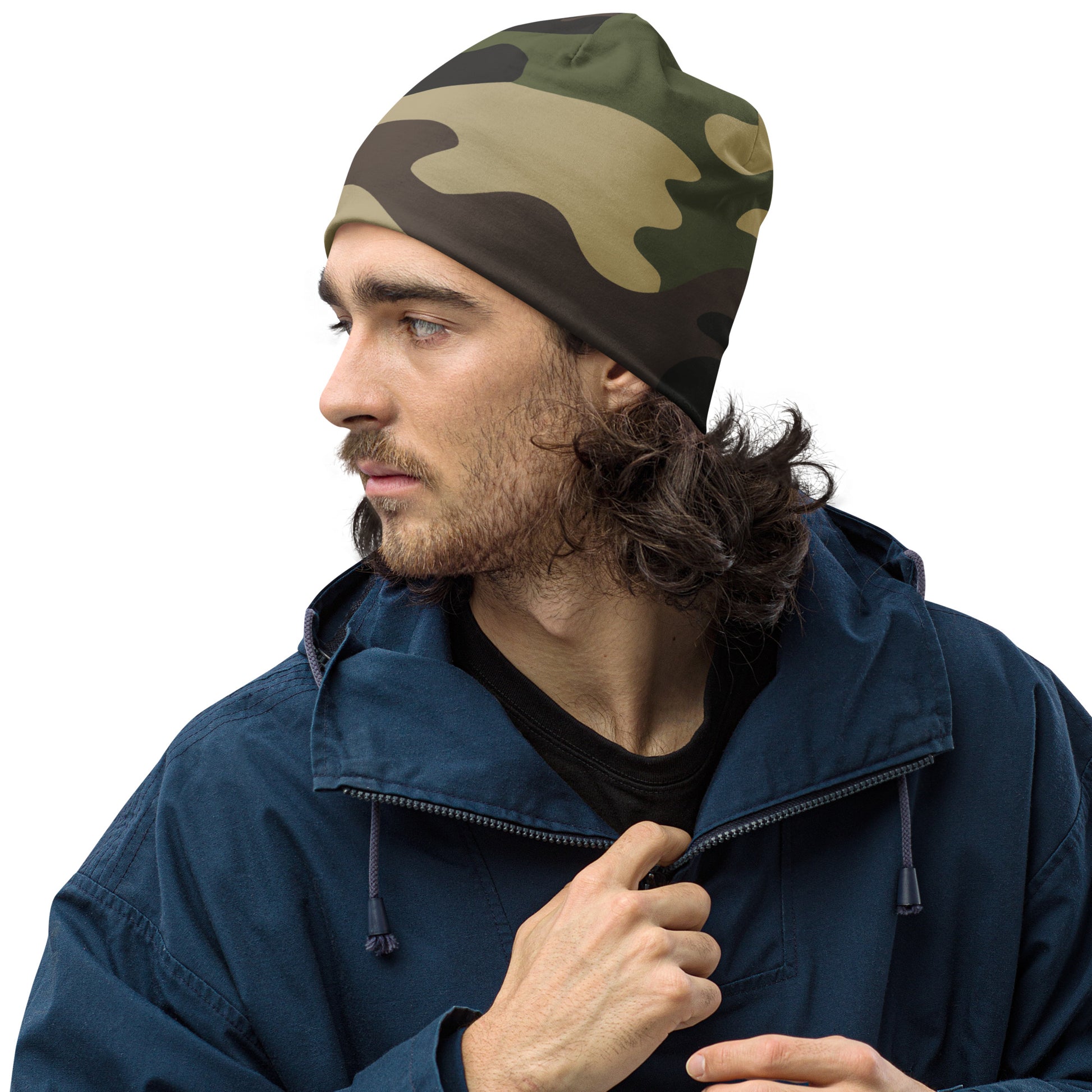 Camouflage Beanie | Classic Green