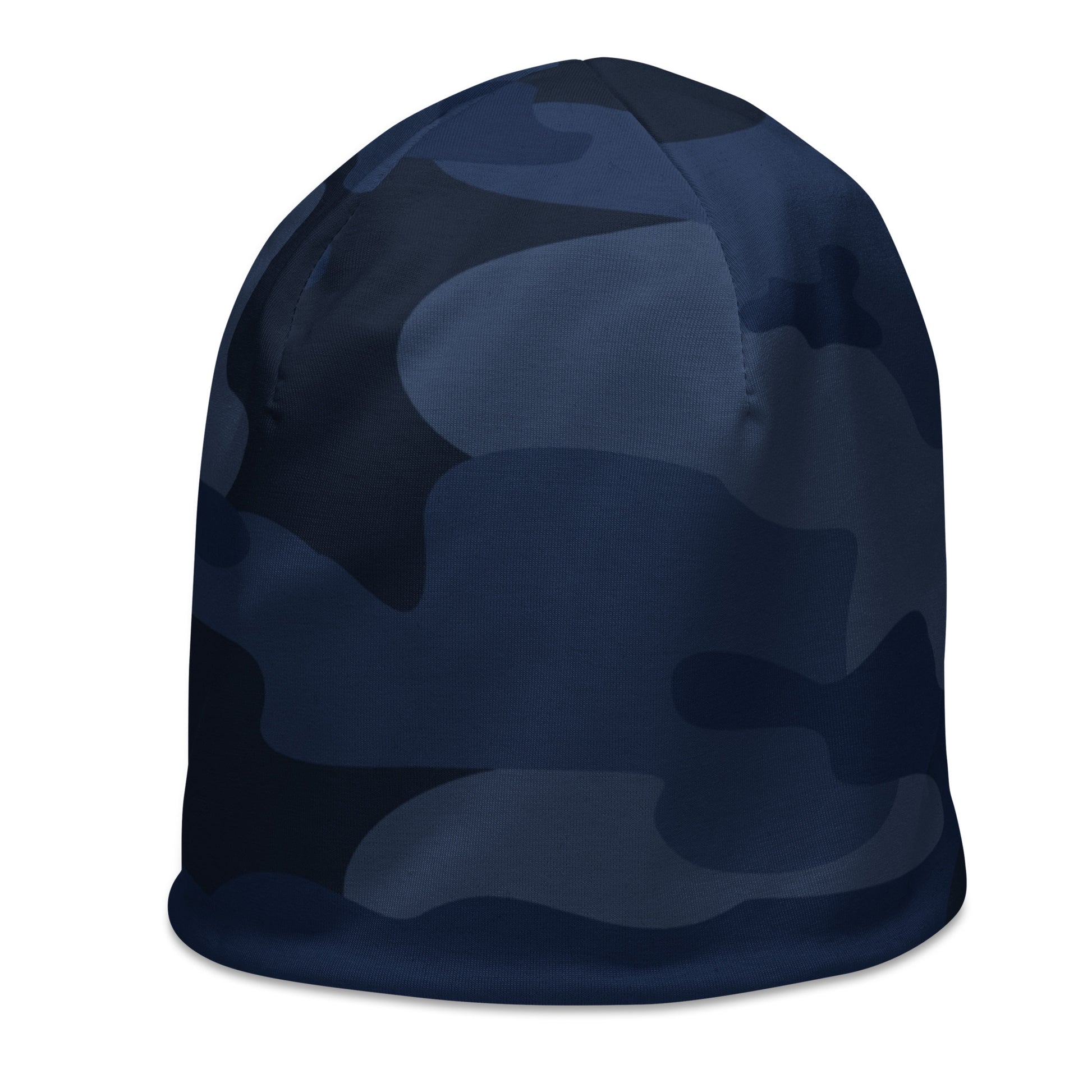 Camouflage Beanie | Deep Blue