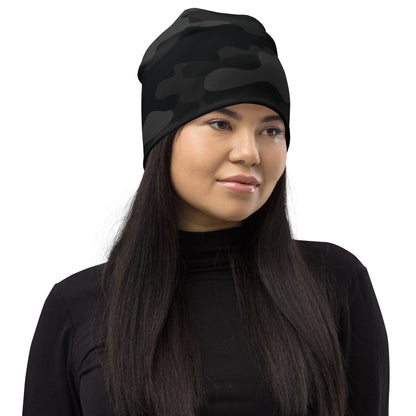 Camouflage Beanie | Black