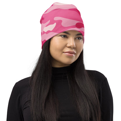 Camouflage Beanie | Lavender Pink