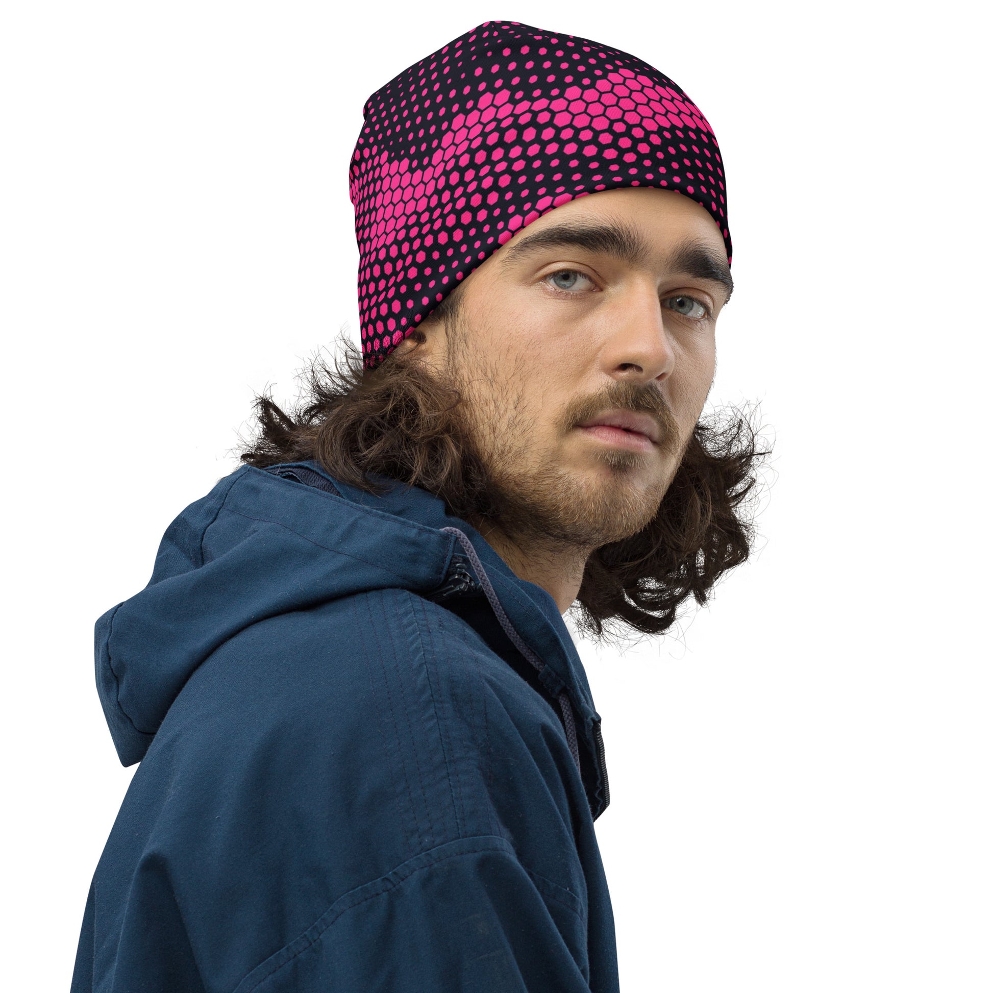 Camouflage Beanie | Digital Pink