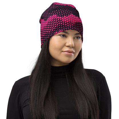 Camouflage Beanie | Digital Pink