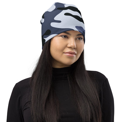 Camouflage Beanie | Light Blue