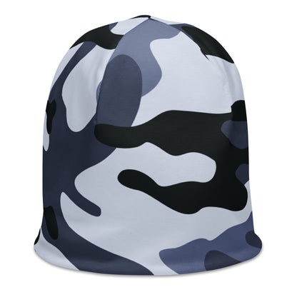 Camouflage Beanie | Light Blue