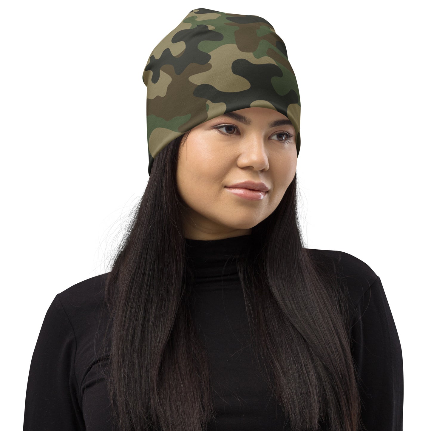 Camouflage Beanie | Military Brown