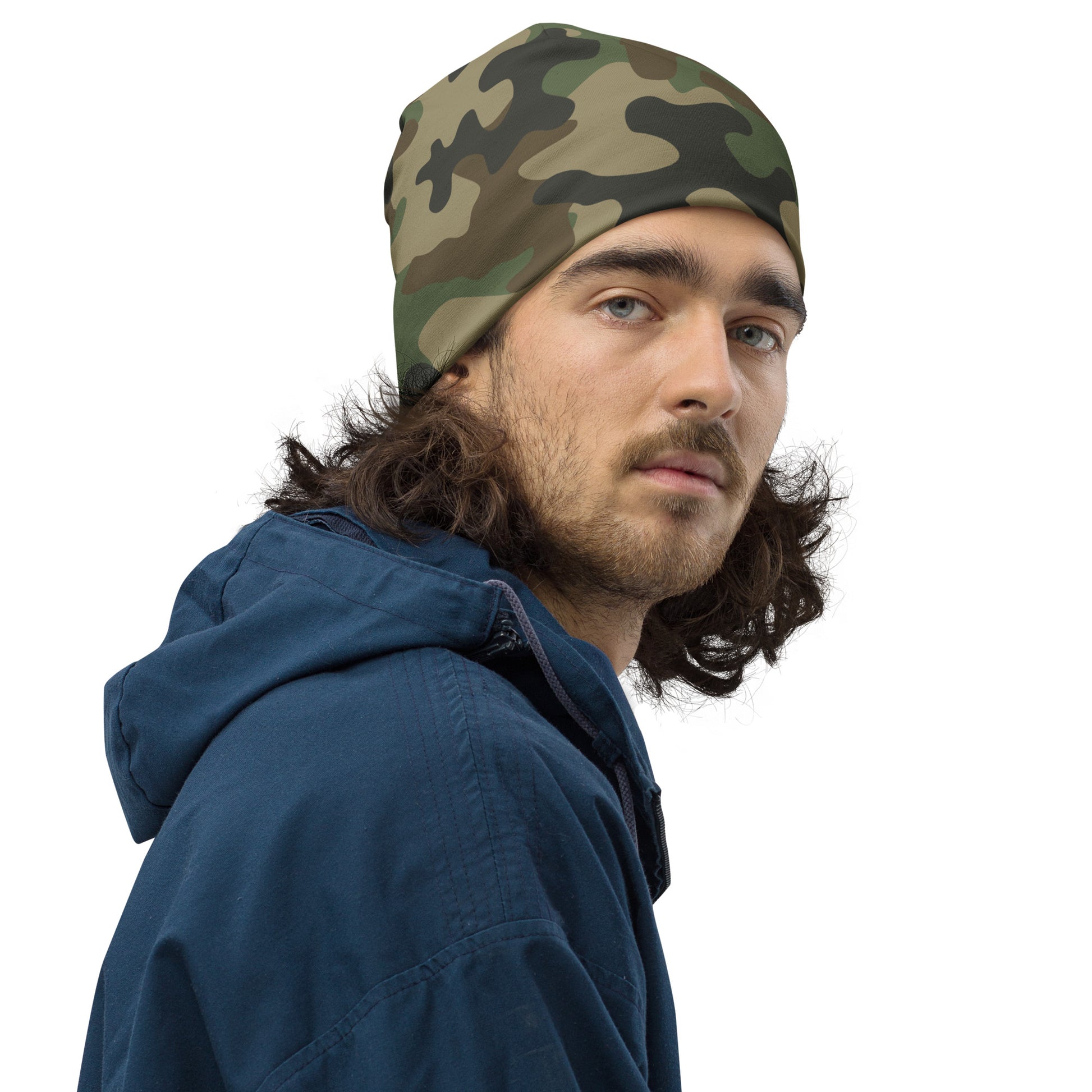 Camouflage Beanie | Military Brown