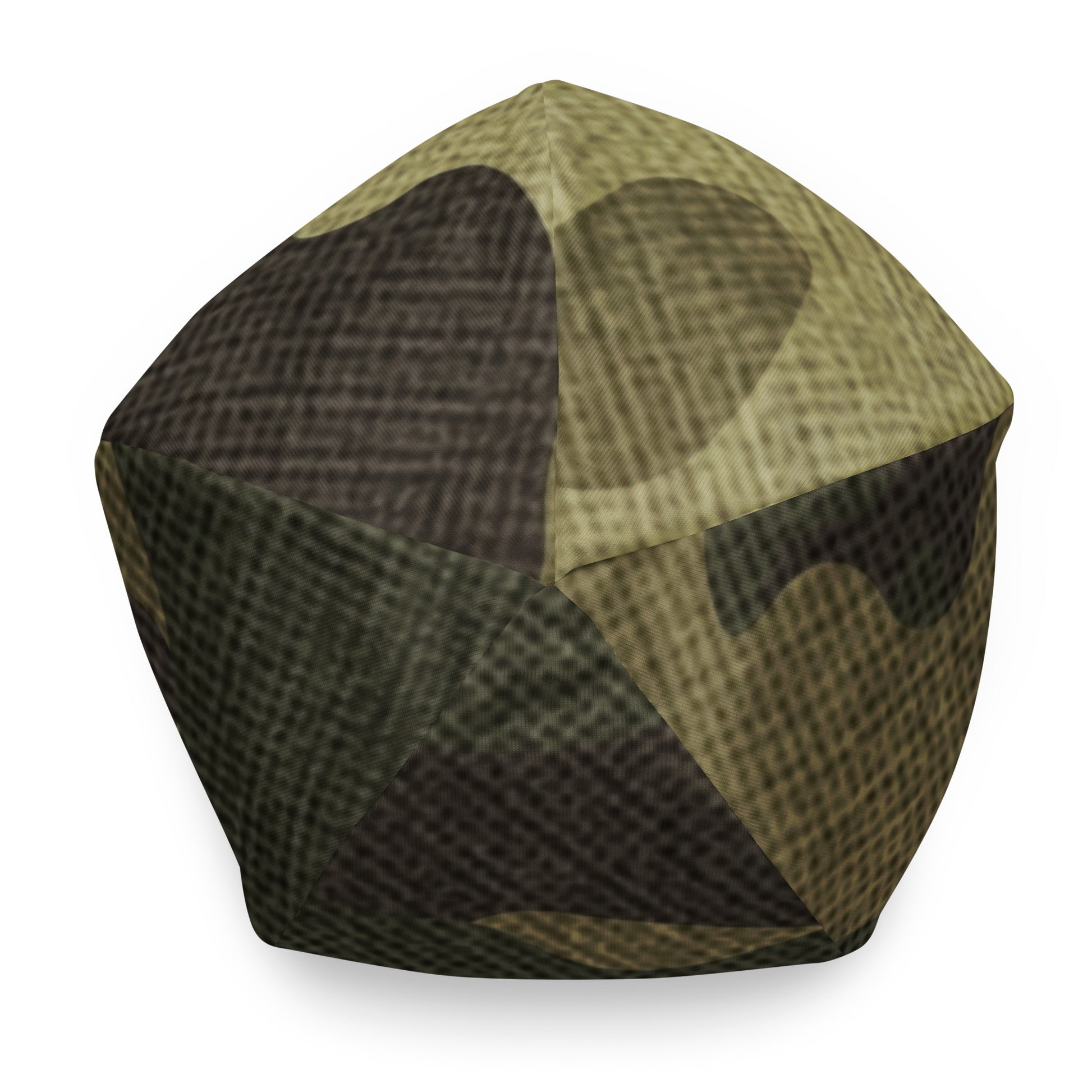 Camouflage Beanie | Green Fabric Design