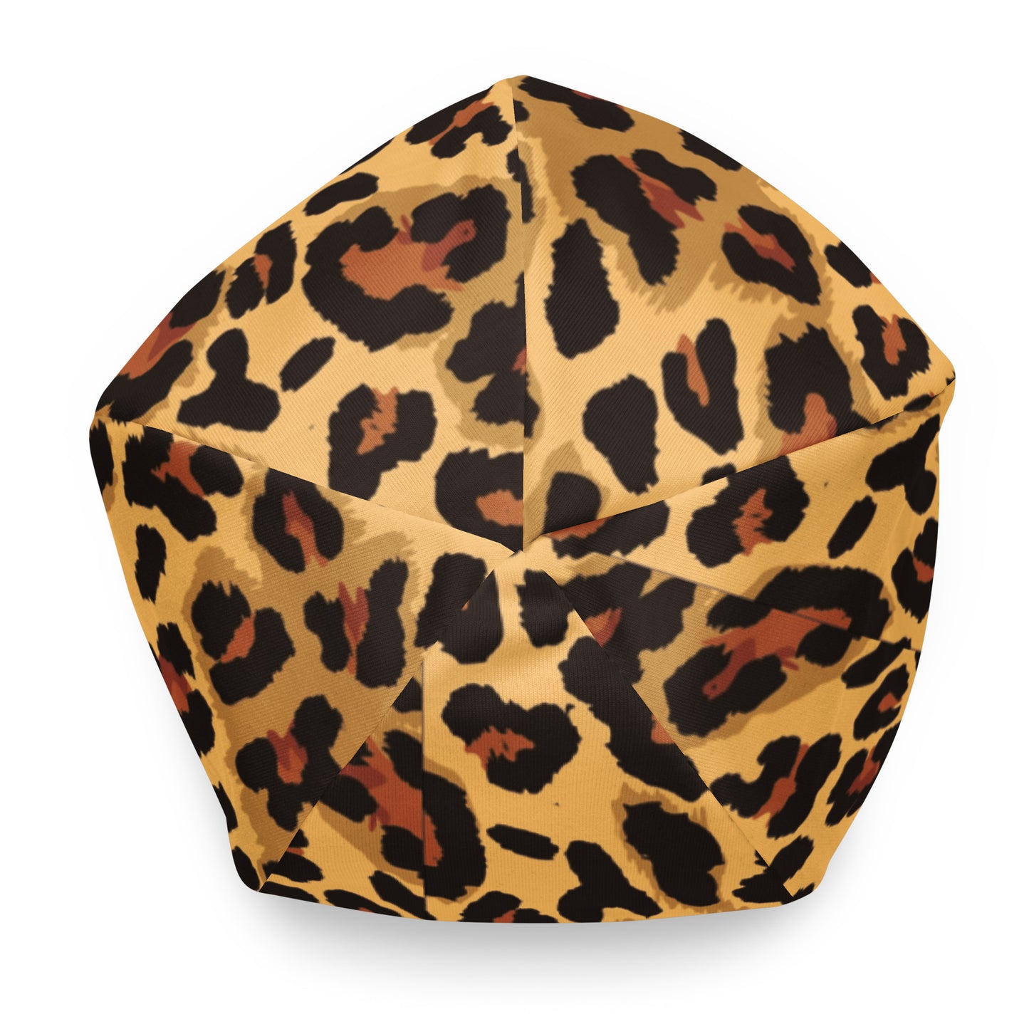 Leopard Print Beanie | Classic Brown and Black