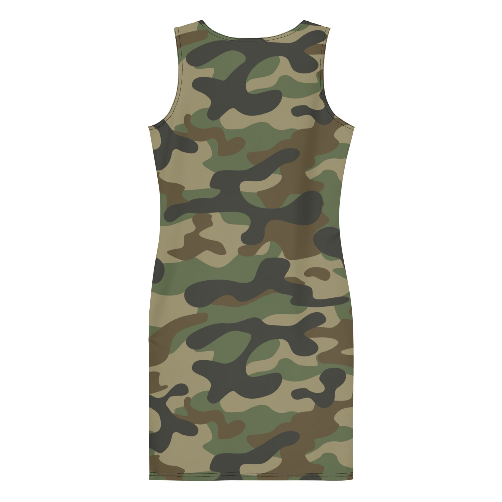 Camo Dress | Military Brown | Tight Bodycon Fit