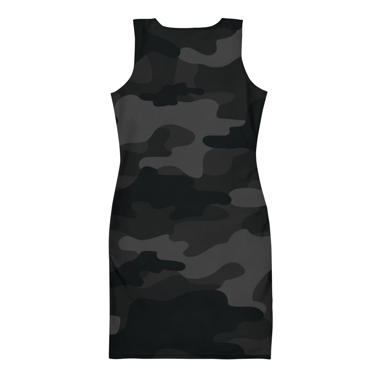 Camo Dress | Black Camouflage | Tight Bodycon Fit