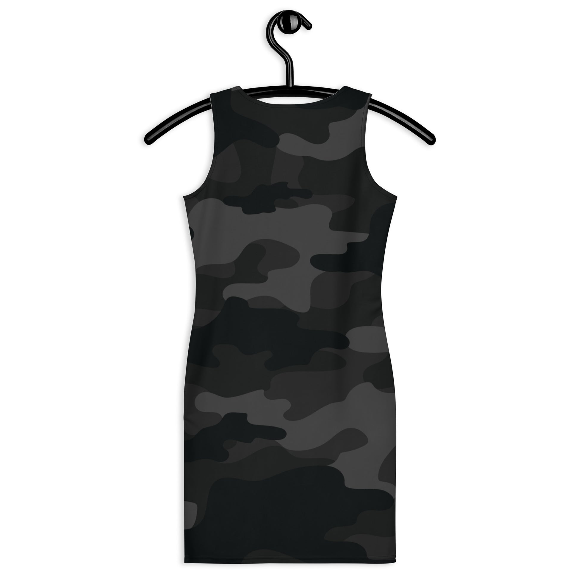 Camo Dress | Black Camouflage | Tight Bodycon Fit