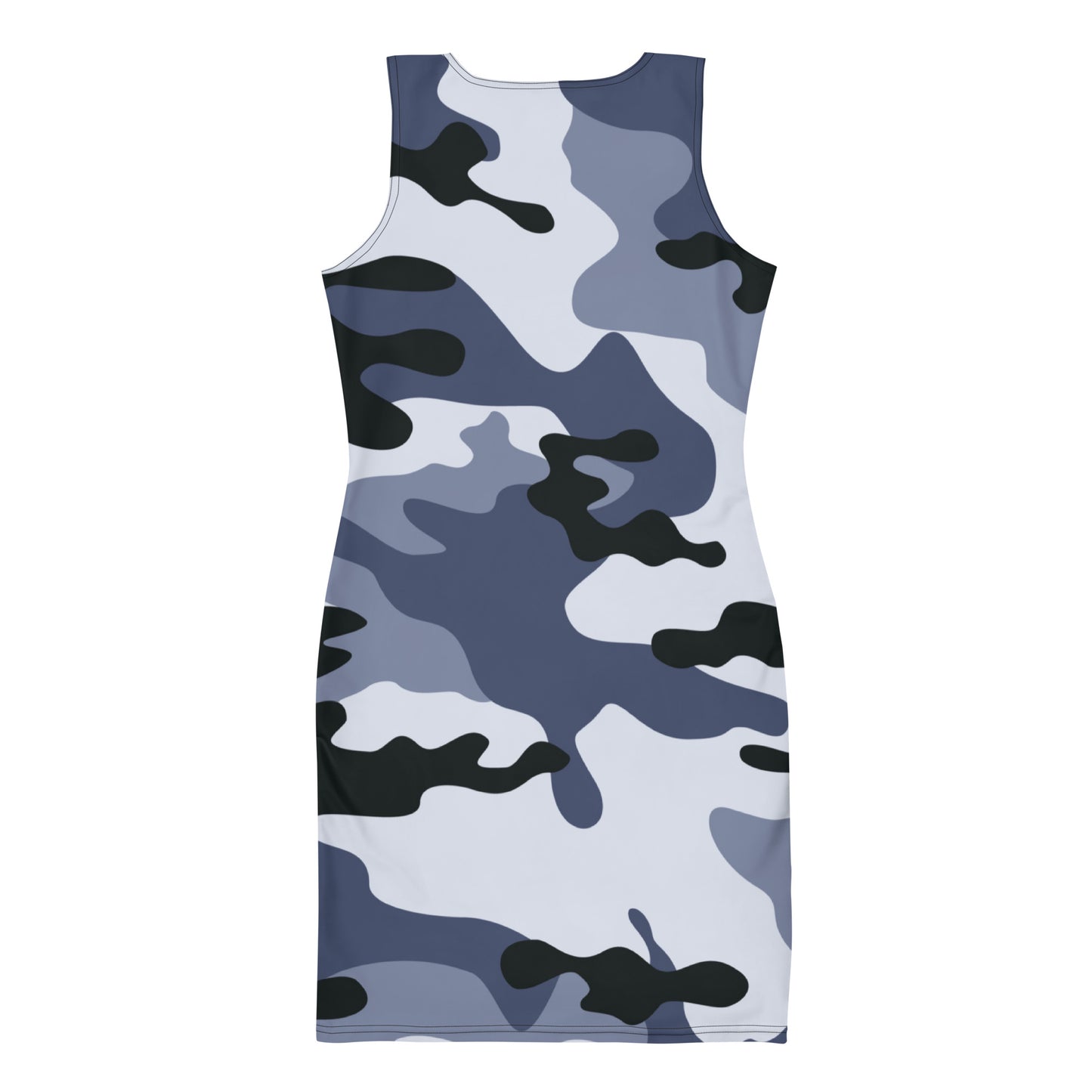 Camo Dress | Light Blue Camouflage | Tight Bodycon Fit