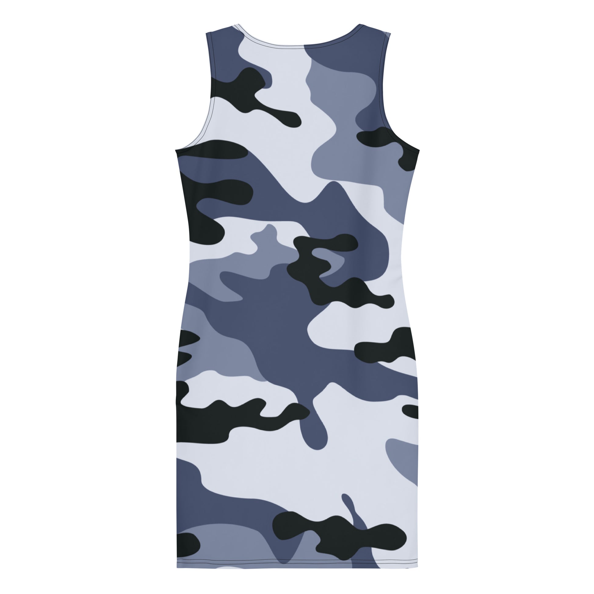 Camo Dress | Light Blue Camouflage | Tight Bodycon Fit