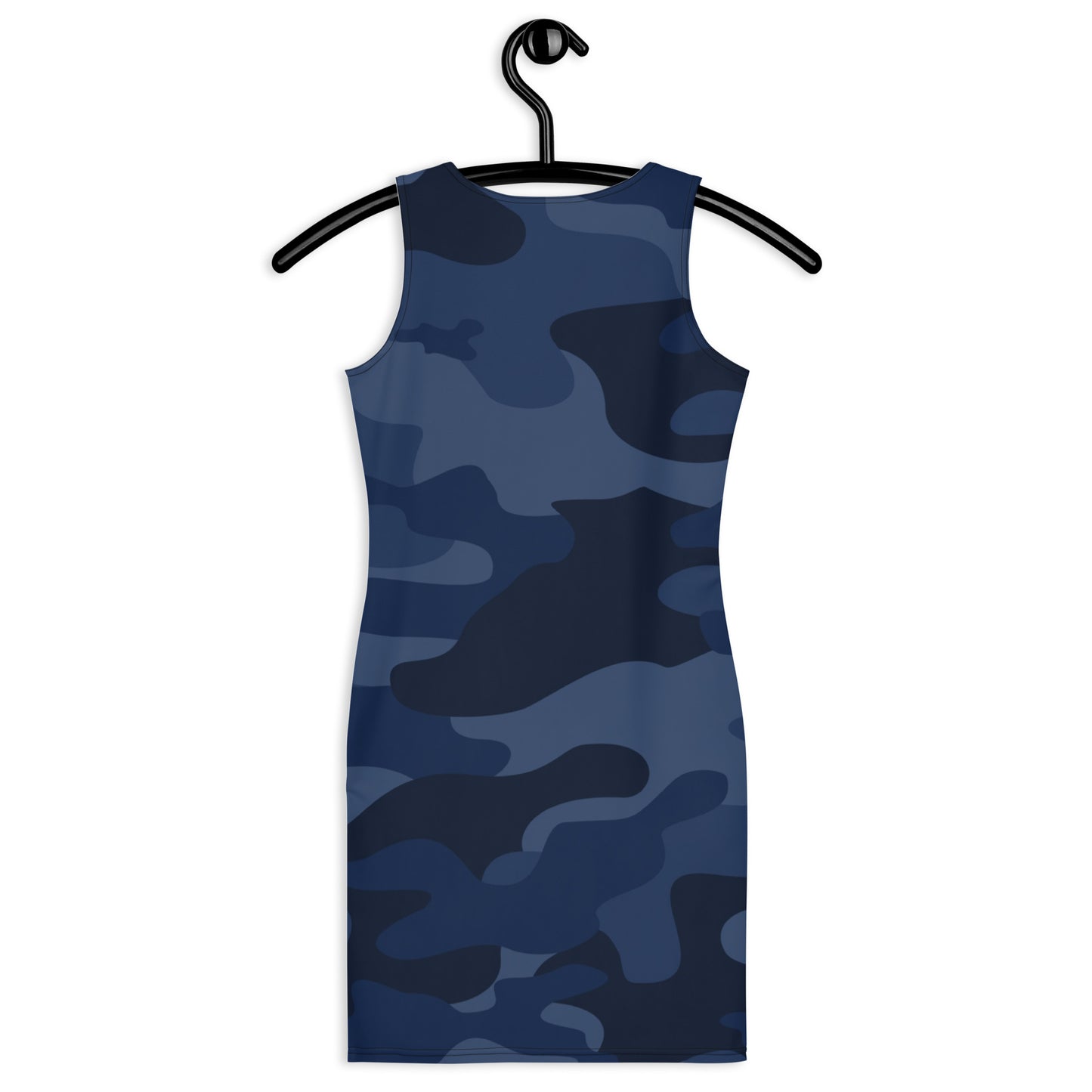 Camo Dress | Deep Blue Camouflage | Tight Bodycon Fit