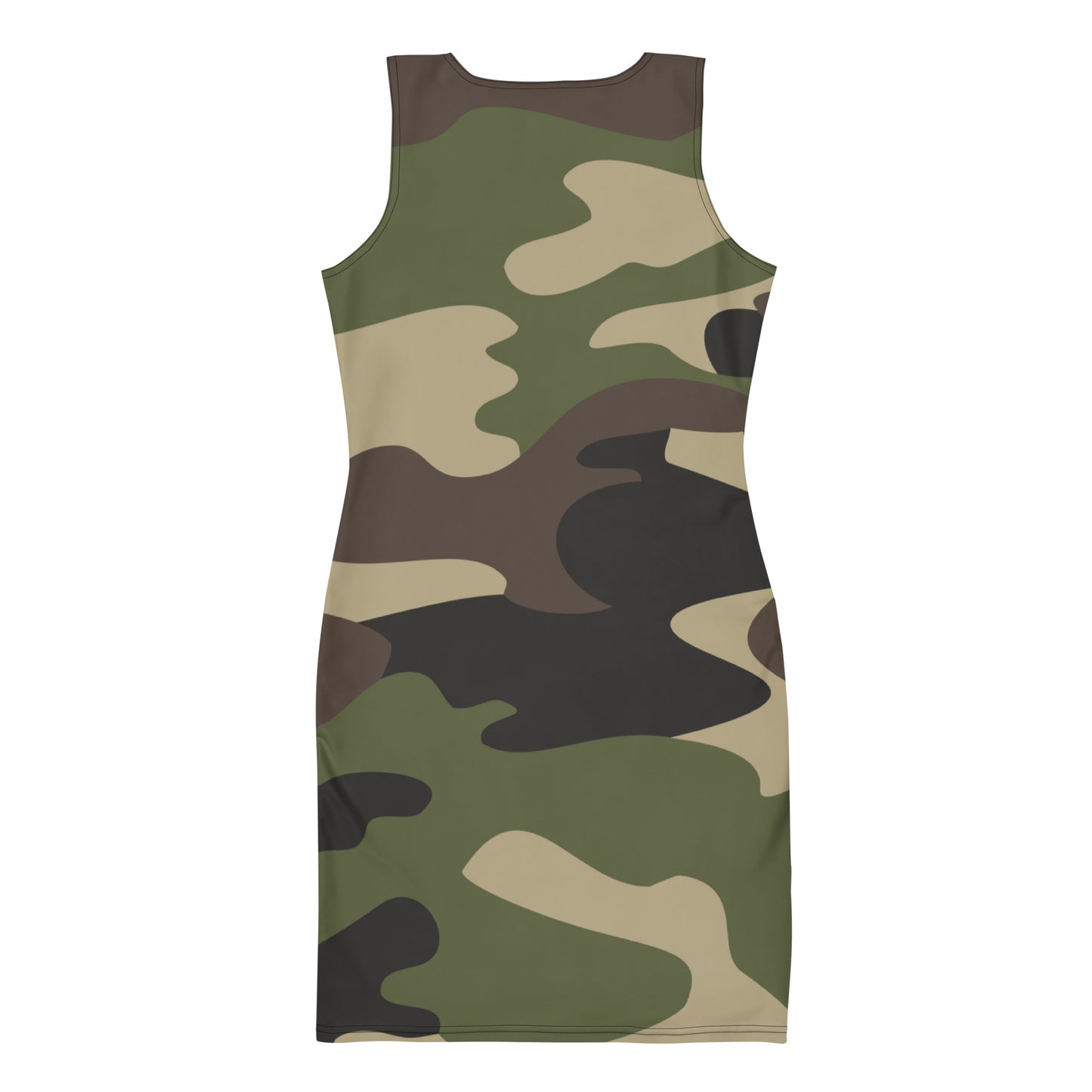 Camo Dress | Classic Green Camouflage | Tight Bodycon Fit