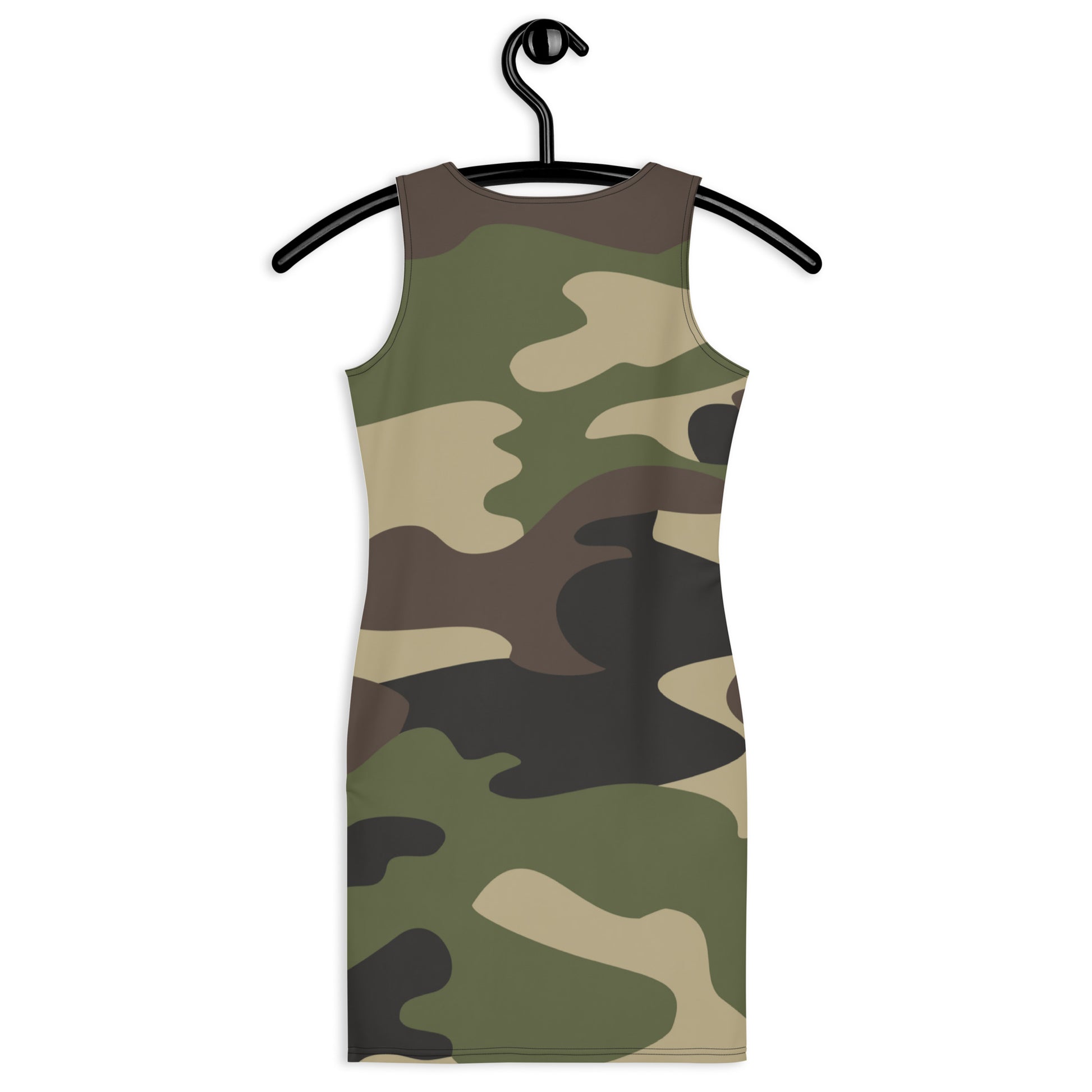 Camo Dress | Classic Green Camouflage | Tight Bodycon Fit