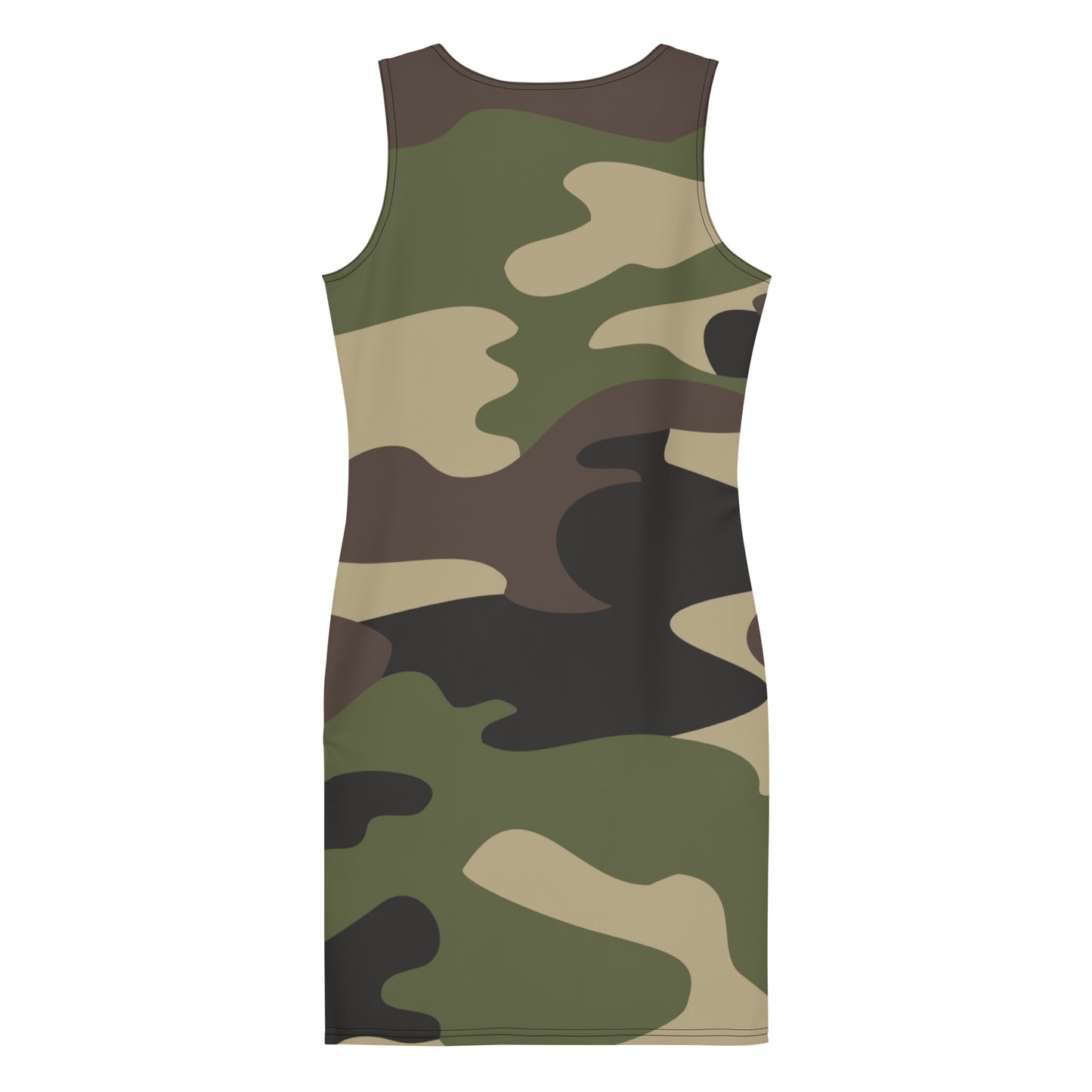 Camo Dress | Classic Green Camouflage | Tight Bodycon Fit