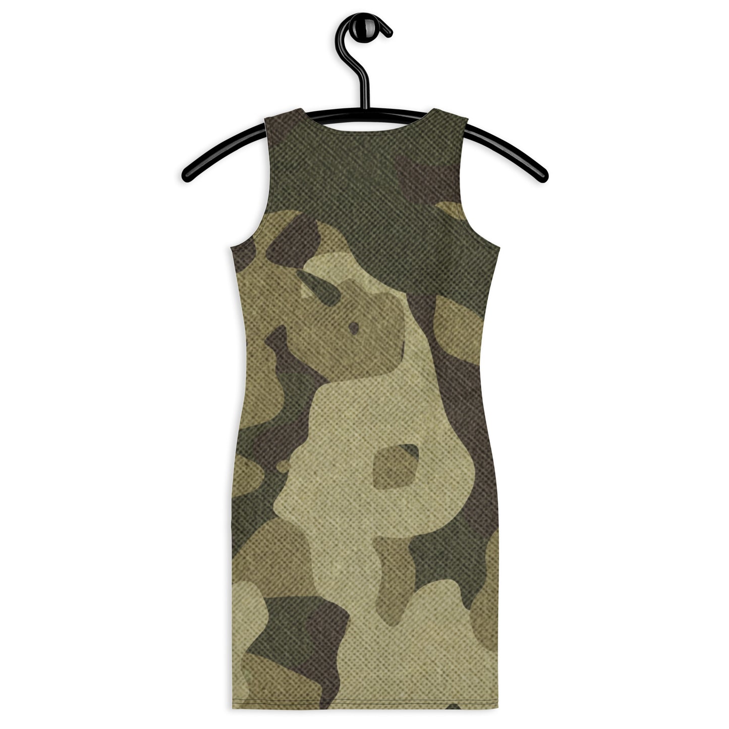 Camo Dress | Green Fabric Camouflage | Tight Bodycon Fit