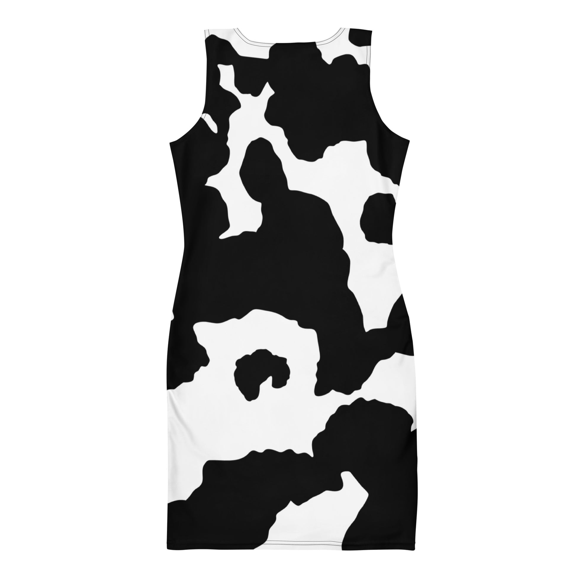 Camo Dress | Black & White | Tight Bodycon Fit