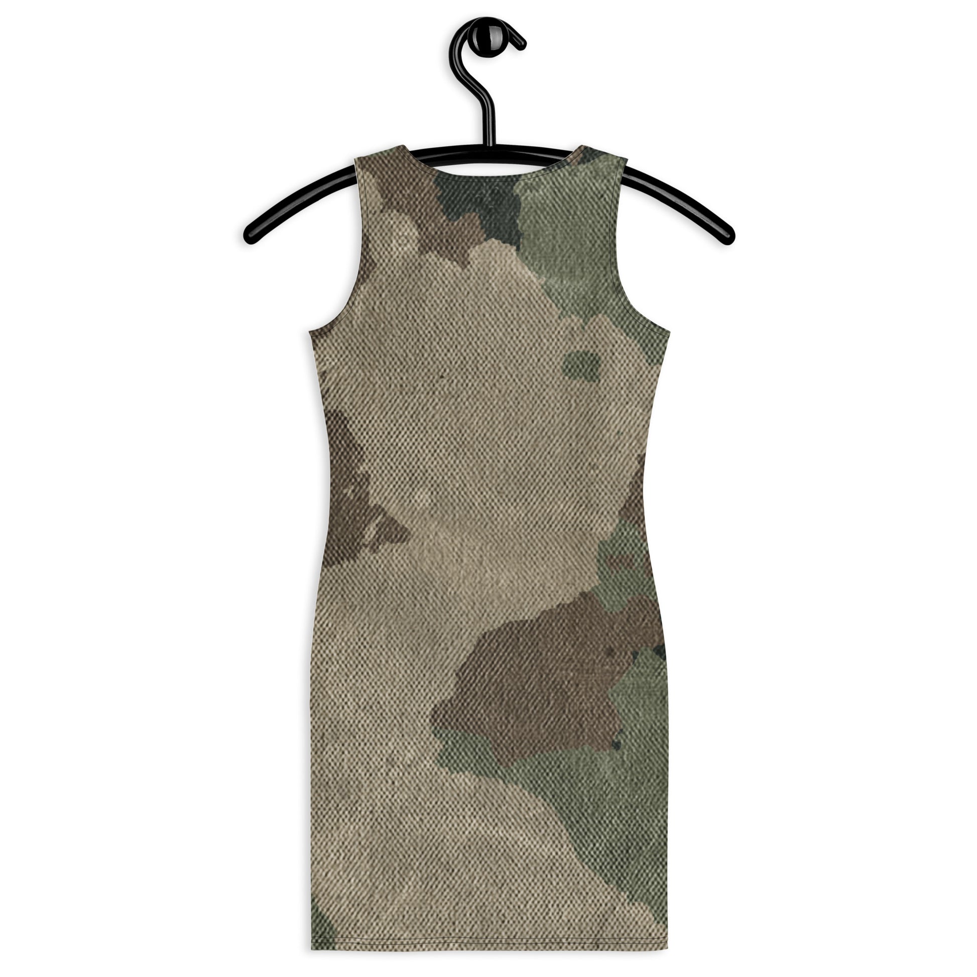 Camo Dress | Dirty Brown Camouflage | Tight Bodycon Fit