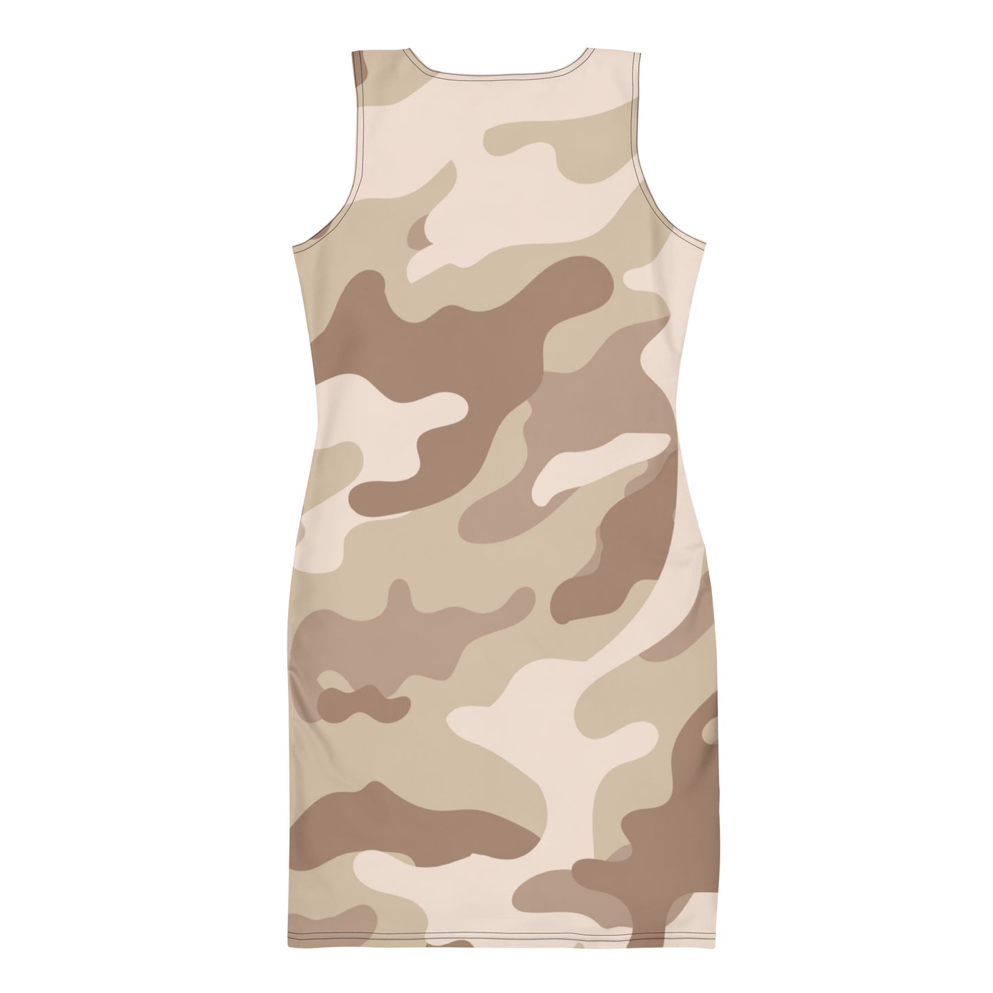 Camo Dress | Desert Brown Camouflage | Tight Bodycon Fit