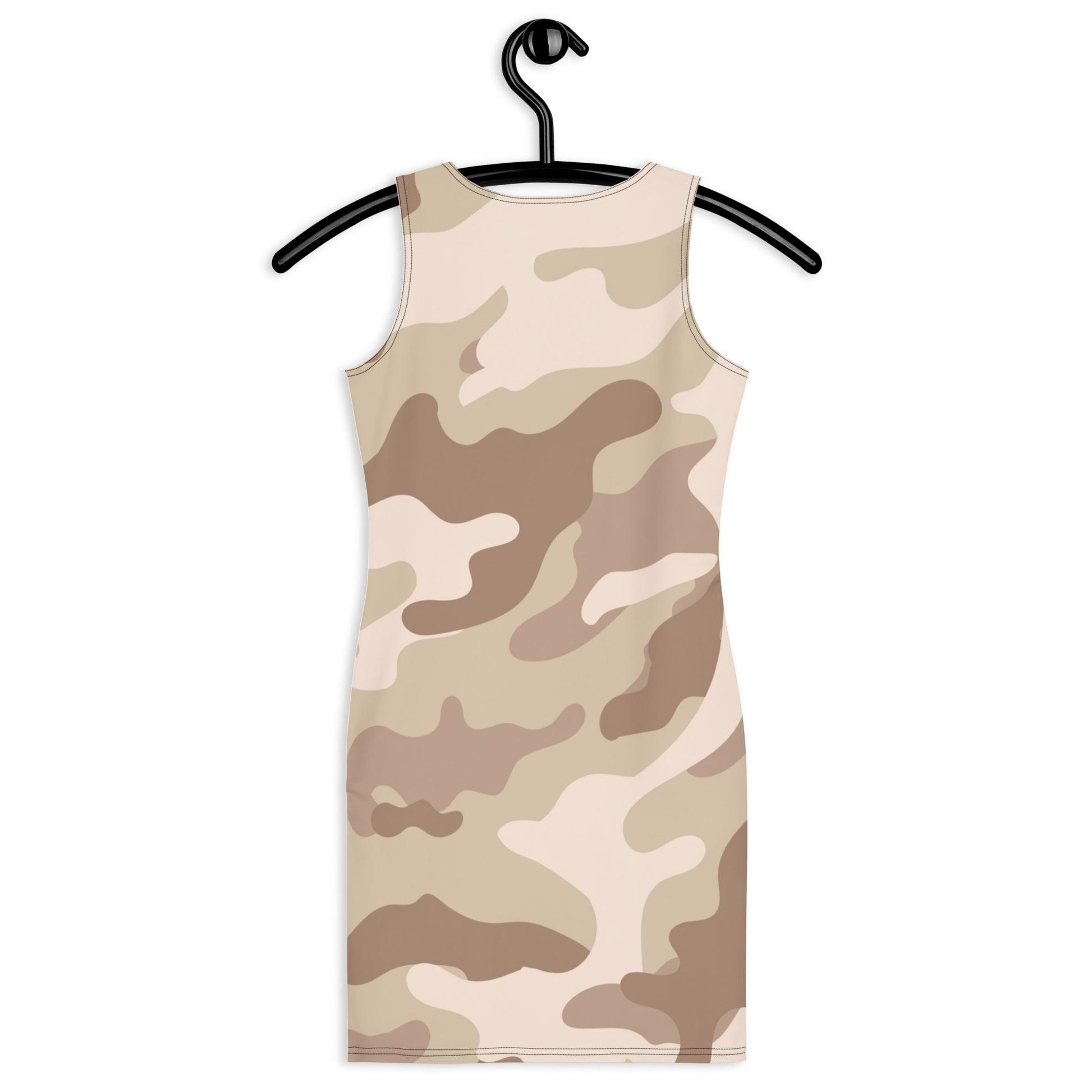 Camo Dress | Desert Brown Camouflage | Tight Bodycon Fit