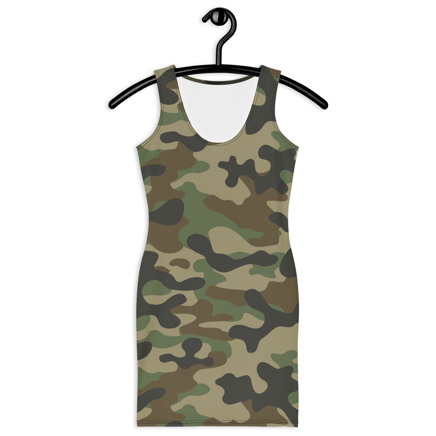 Camo Dress | Military Brown | Tight Bodycon Fit