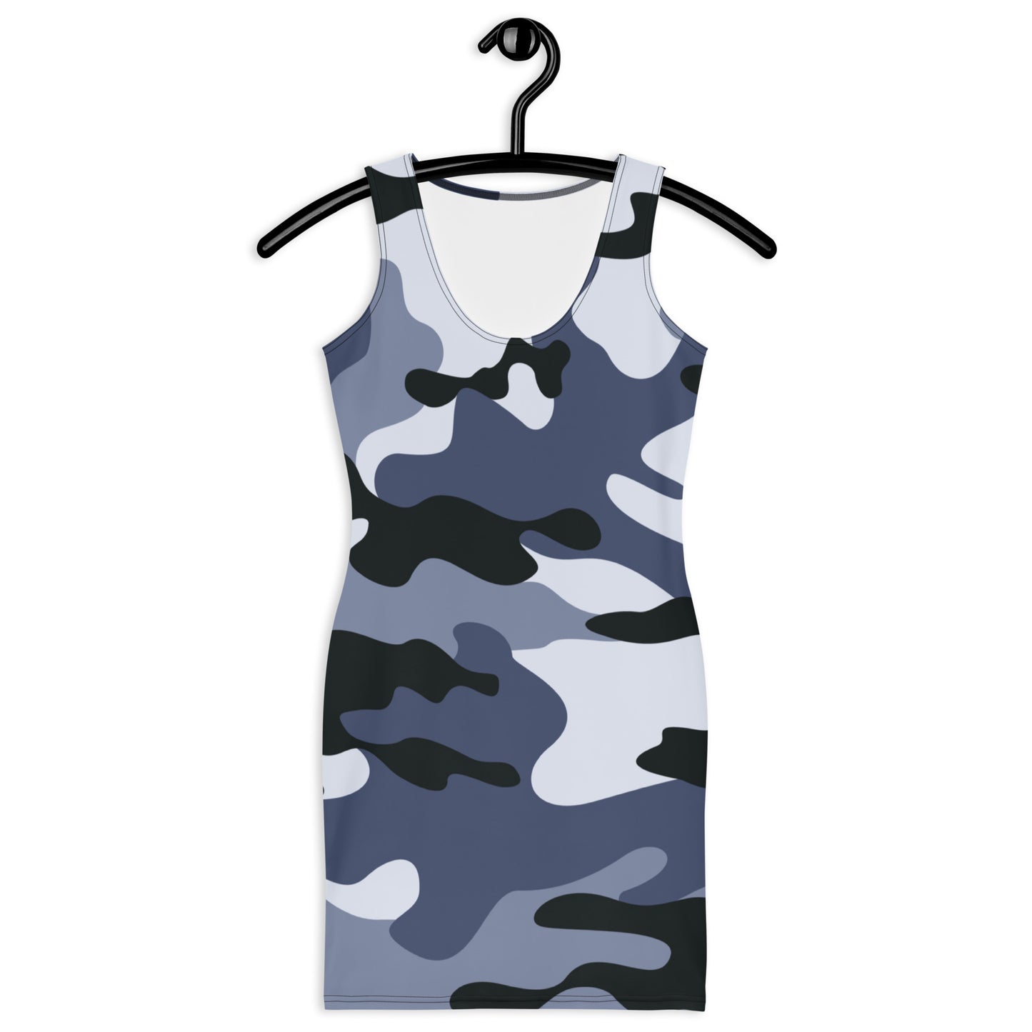 Camo Dress | Light Blue Camouflage | Tight Bodycon Fit