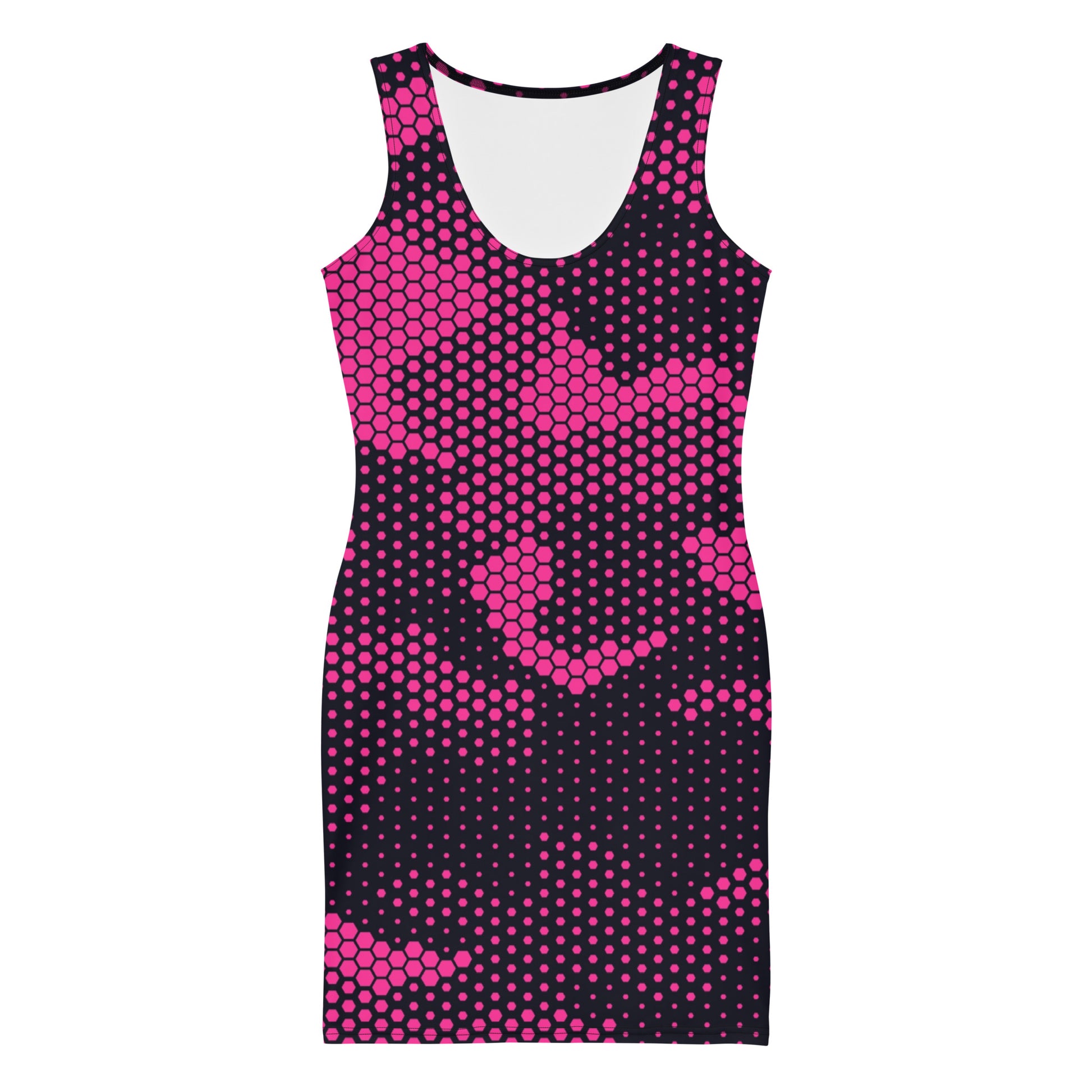 Camo Dress | Digital Pink Camouflage | Tight Bodycon Fit