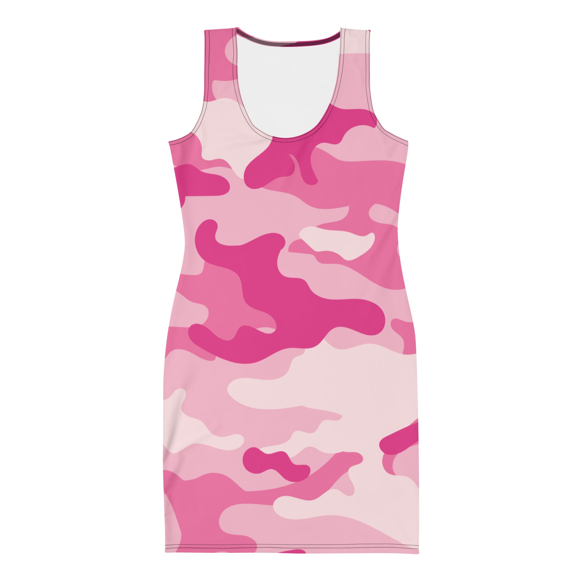 Camo Dress | Lavender Pink Camouflage | Tight Bodycon Fit