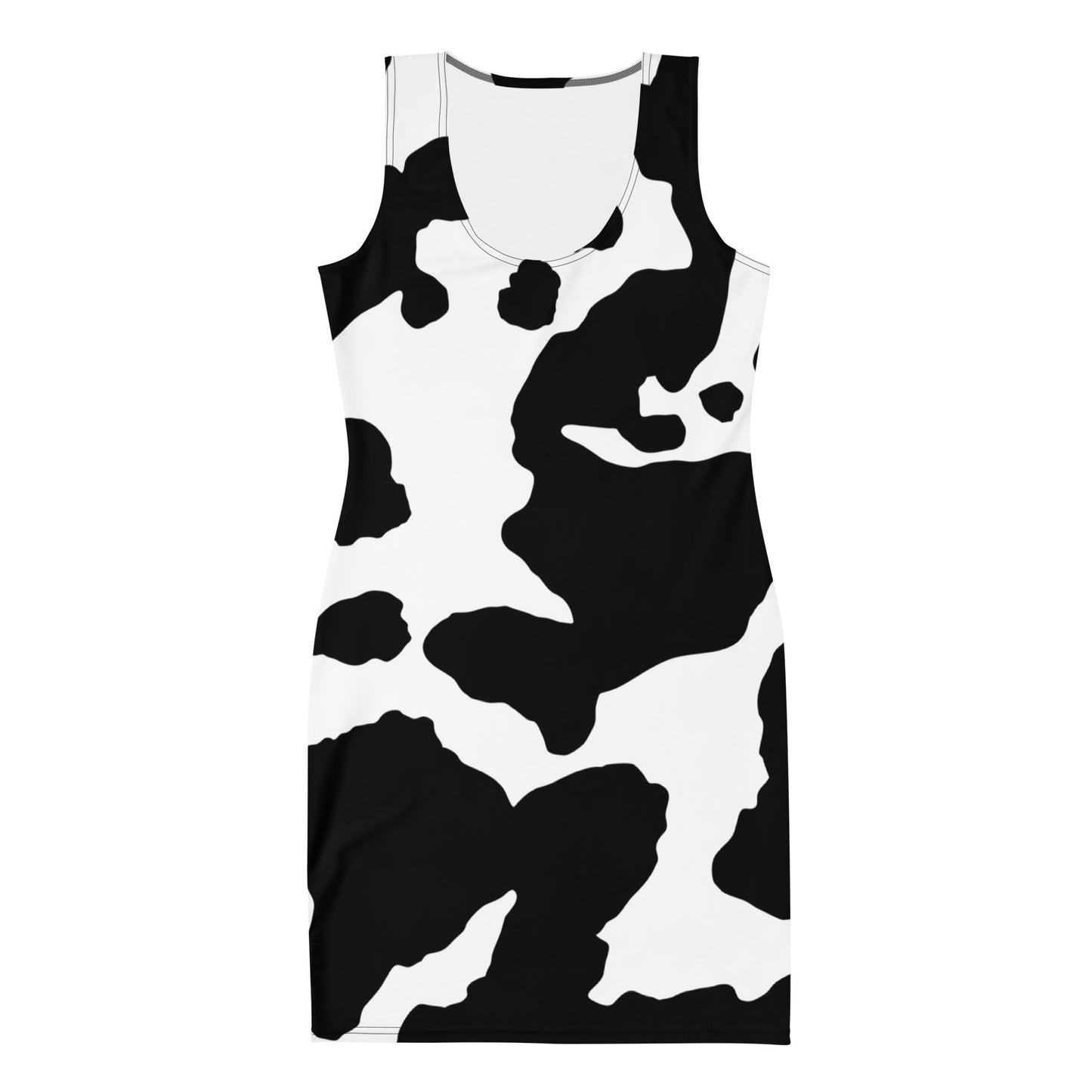 Camo Dress | Black & White | Tight Bodycon Fit