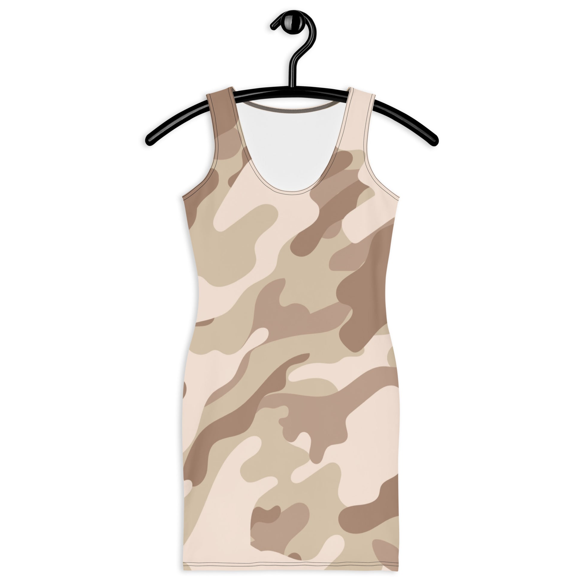 Camo Dress | Desert Brown Camouflage | Tight Bodycon Fit