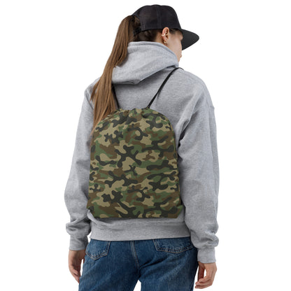 Drawstring Bag | Military Brown Camouflage