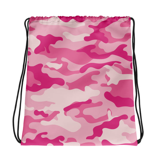 Drawstring Bag | Lavender Pink Camouflage