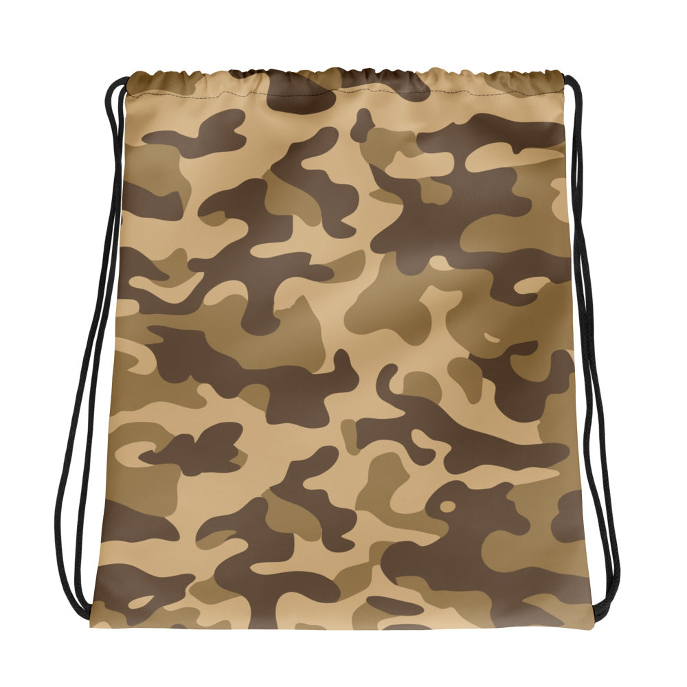 Drawstring Bag | Khaki Camouflage